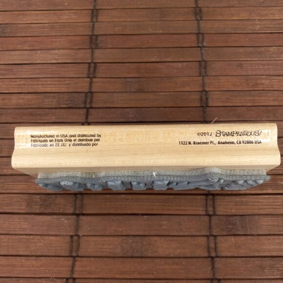 Lot 2 Saying Rubber Stamps Hampton Art Life Is Pretty Amazing Stampendous - Picture 4 of 8